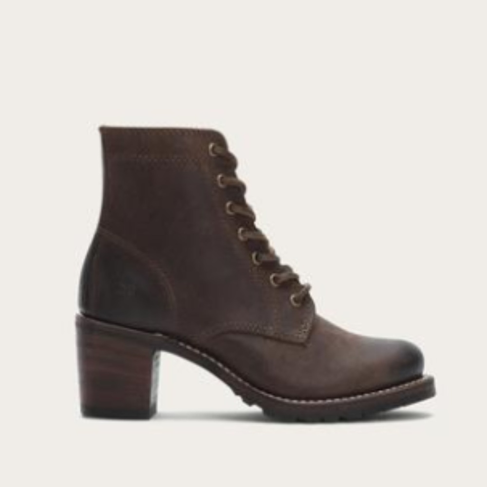 FRYE Sabrina 6G Lace Up Boots - Picture 4 of 5